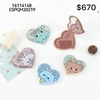 Espejo+ Peine Forma Corazon 4 animales