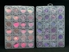 Brillo Una 24pcs Rosa y Violeta