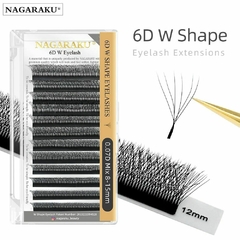 Pestaña 6Dw shape,Nagaraku 0.07mix