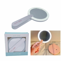 Espejo led Lupa, City Girl
