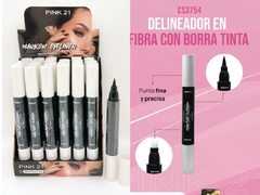 Delineador en Fibra con Borra tinta, Pink21