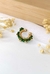 EARCUFF FLORES VERDES BRONCE REF.15-18 + - comprar online
