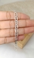 PULSERAS CABALLERO PLATA REF.462-57