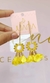 ARETES LARGOS ORO GOLFI REF.127-24
