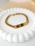 PULSERA CABALLERO ACERO DORADO REF.645-13 - comprar online