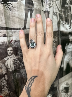 Anel Serpente Guardiã Olho - AMARALI AMULETOS