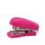 Mini grampeador plástico rosa com design moderno e compacto.