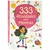 Livro 333 Atividades para Meninas com uma ilustração colorida de uma menina em uma patinete.