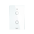 Interruptor Inteligente Zigbee FlexControl 2 Botões Touch Tuya Smart Life Alexa 110V 220V Branco