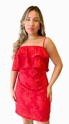 VESTIDO BABADOS TULE