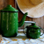 Imagem do Açucareiro Esmaltado Liso Verde N°08
