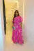 Vestido longo Crep Duna Brilhoso - comprar online