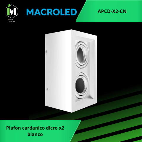 PLAFON CARDANICO DICRO DOBLE