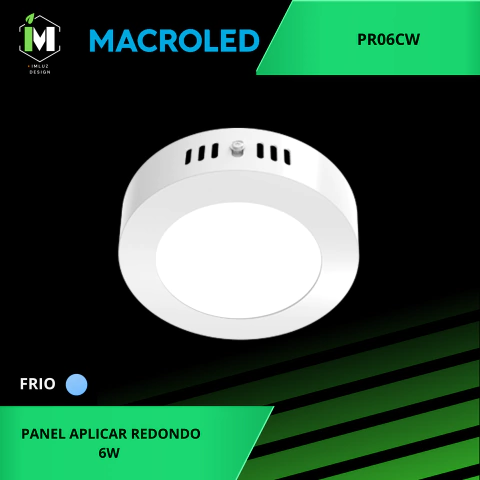 PANEL PLAFON CIRCULAR MACROLED 6W