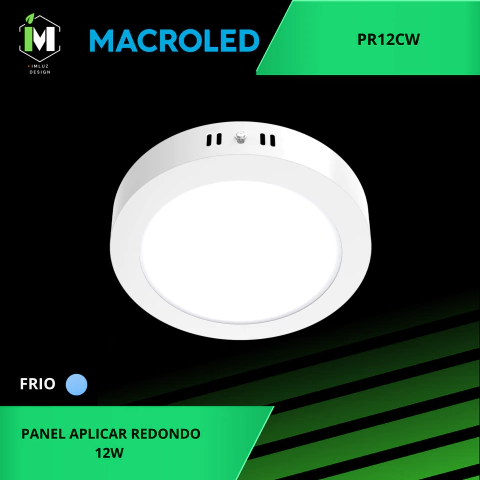 PANEL PLAFON CIRCULAR MACROLED 12W