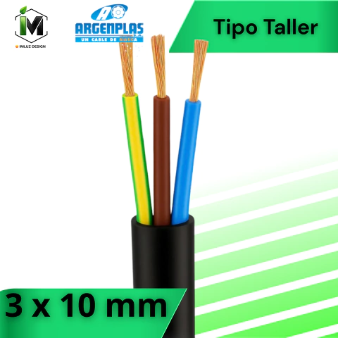 Cable Tipo Taller 3 x 10 mm2