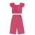 CONJUNTO ELIAN BLUSA CORAÇÕES CALÇA PANTACOURT CORAL