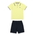 CONJUNTO ALAKAZOO CAMISA POLO AMARELO BERMUDA SARJA MARINHO