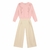 CONJUNTO MOLETOM MUNDI BLUSÃO BABADOS COM CALÇA WIDE LEG ROSA