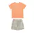 CONJUNTO ALAKAZOO ACTION CAMISETA LARANJA BERMUDA ESTAMPADA AREIA/2