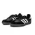 Imagem do Tênis Adidas Samba "OG Black Gum" na cor preta, com detalhes em branco e solado de borracha.