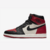 Tenis Air Jordan 1 High "Bred Toe" nas cores preto, vermelho e branco, com detalhes em couro disponível na Supernova Sneakers