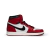 Tenis Air Jordan 1 High "Chicago Lost and Found" nas cores vermelho e branco, com detalhes em preto disponível na Supernova Sneakers