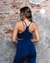 Top Bretel Trap Azul