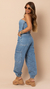 MACACÃO LONGO JOGGER CARGO DENIM - Florescer Faby