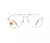 ARMAÇÃO PARA LENTES DE GRAU VIZZ AVIADOR ZEPHYR - PRATA - comprar online