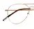 ARMAÇÃO PARA LENTES DE GRAU VIZZ AVIADOR ZEPHYR - ROSÉ - Óticas Vizz Loja Virtual