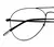 ARMAÇÃO PARA LENTES DE GRAU VIZZ AVIADOR ZEPHYR - PRETO - Óticas Vizz Loja Virtual