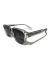Óculos de Sol Vizz Winter– Acetato Resistente, Grafite Transparente, Design na Moda, Proteção UV400 - Grafite