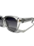 Óculos de Sol Vizz Winter– Acetato Resistente, Grafite Transparente, Design na Moda, Proteção UV400 - Grafite - Óticas Vizz Loja Virtual