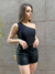 Short mom couro