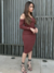Vestido Tiffany Marrom