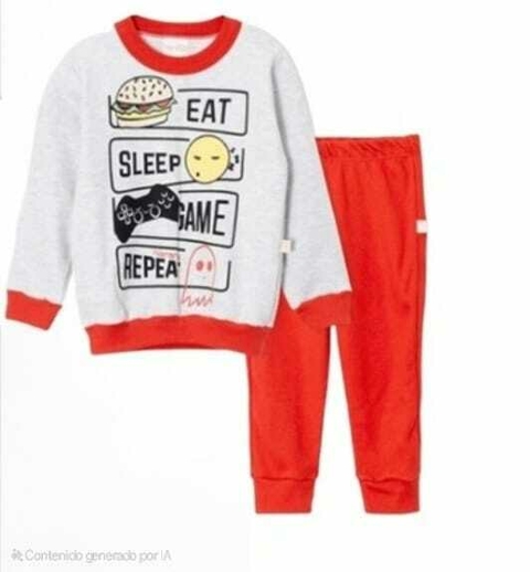 NARANJO Pijama Niño 4720 - comprar online