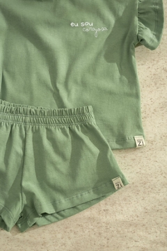 CONJUNTO DOCE ACONCHEGO - MENTA - comprar online