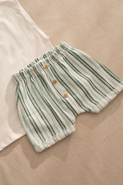 CONJUNTO VERANEIO ALEGRE - VERDE/OFF WHITE - comprar online