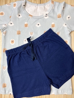 CONJUNTO SAFARI - AZUL MARINHO - Villa Nova Baby e Kids