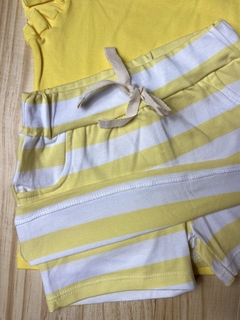 CONJUNTO SHORT SAIA - AMARELO - loja online