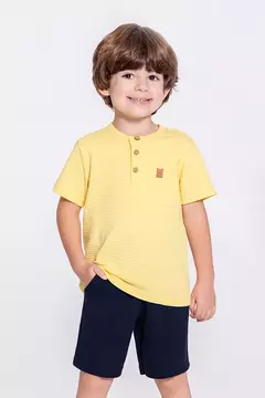 CAMISETA GOLA PADRE MENINO - ALAKAZOO