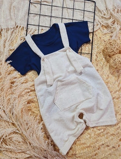 CONJUNTO JARDINEIRA LINHO VERÃO