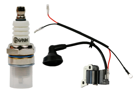 Kit Bobina Módulo De Ignição 26cc + Vela Ignição Dcm6a 2t