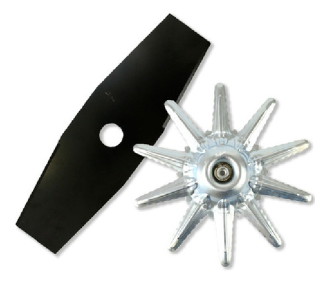 Kit Lâmina 2 Pontas 1,6x300x25,4 + Proteção Metal Roçadeira