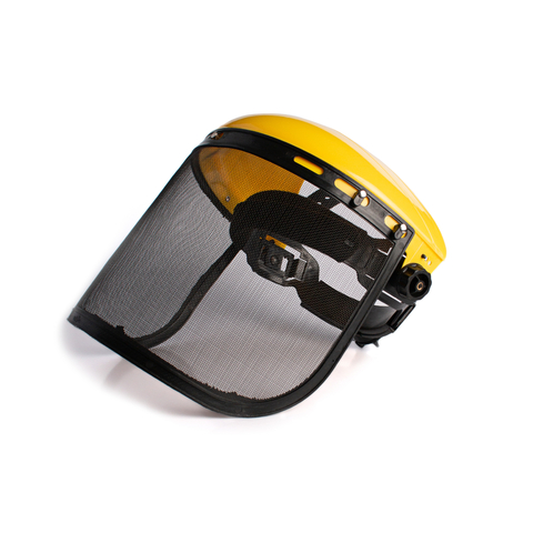 Protetor Facial Tela De Aço Para Operador De Roçadeira Sanre