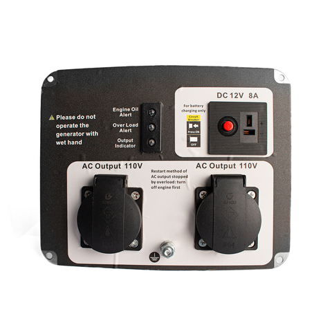 Painel Frontal Gerador Inverter Portátil 2000w Sanre Brasil