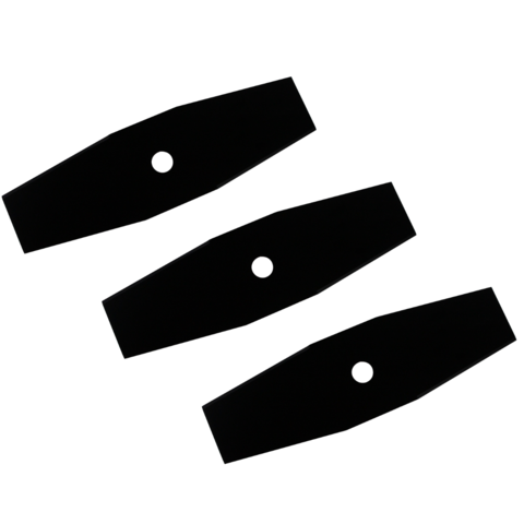 KIT 3 Lâminas Corte 2 P 1,6mmX 300mmX20mm Roçadeira - Sanre