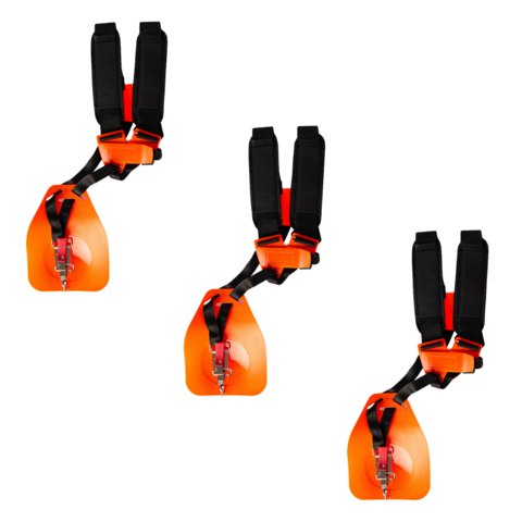 KIT 3 Cintos Colete Duplo Reforçado Para Roçadeiras - Sanre