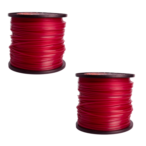 KIT 2 Bobinas Fio Nylon Quadrado Roçadeira 3mm 2kg - Sanre Brasil